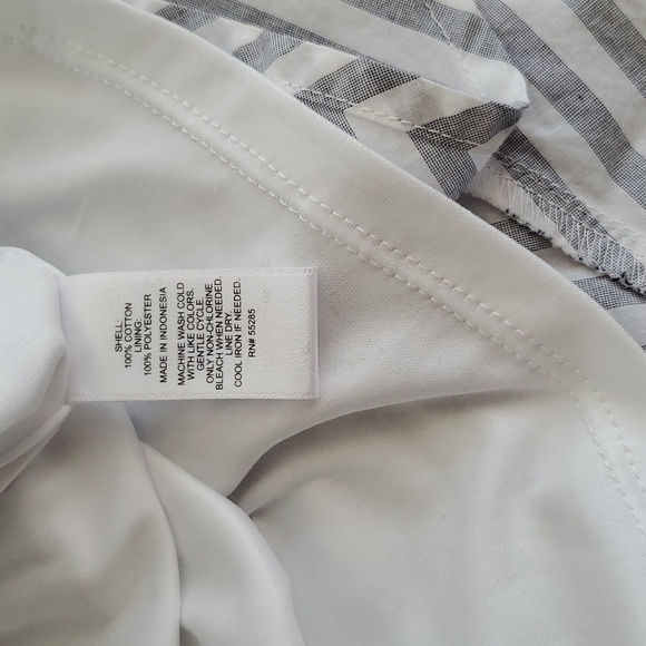 Express Striped Button-up Collared Dress - Picture 6 of 6